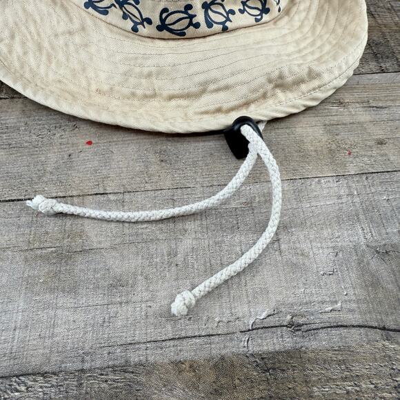 Hawaiian Bucket Hat Classics Tan Turtle Adjustable Surfware Cap - Picture 9 of 15